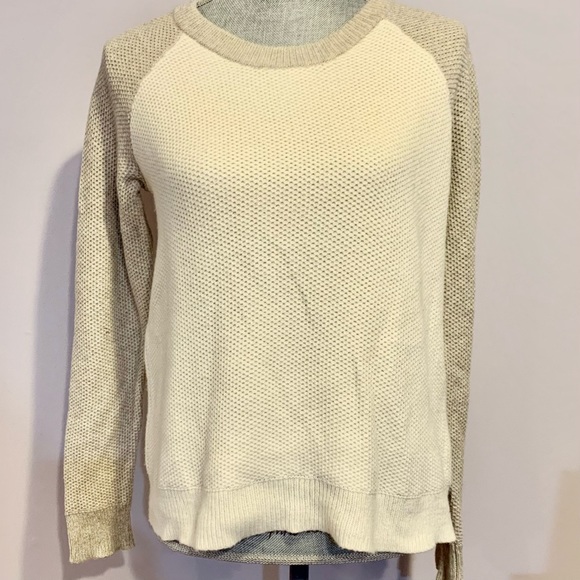 Madewell Province Crossback Waffle Knit Sweater - Picture 3 of 6